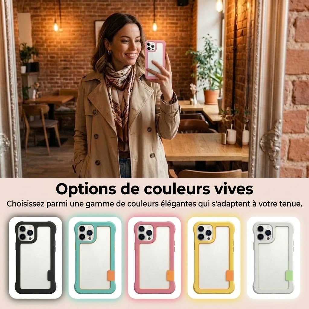 Coque Bumper pour iPhone avec dissipation thermique