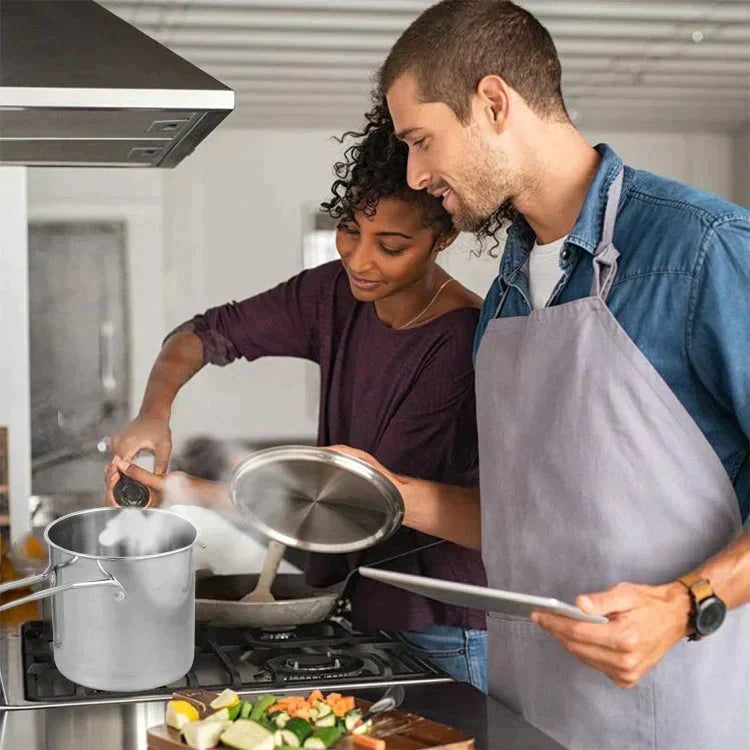 🍟🍤 -60% ! 🥘Friteuse Multifonctionnelle en Acier Inoxydable 304 – Anti-Éclaboussures, Économe en Huile & Polyvalente.