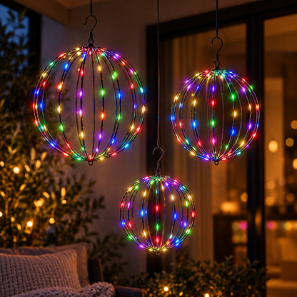 GlowBall – Globe lumineux LED à piles pour intérieur & extérieur