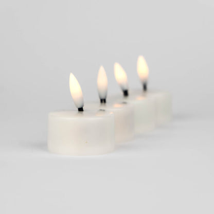Bougies chauffe-plat LED rechargeables (sans flamme)