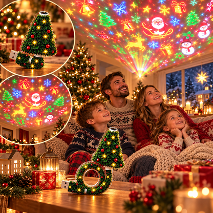 Projecteur USB HD JulGlow – L'esprit magique de Noël en quelques secondes