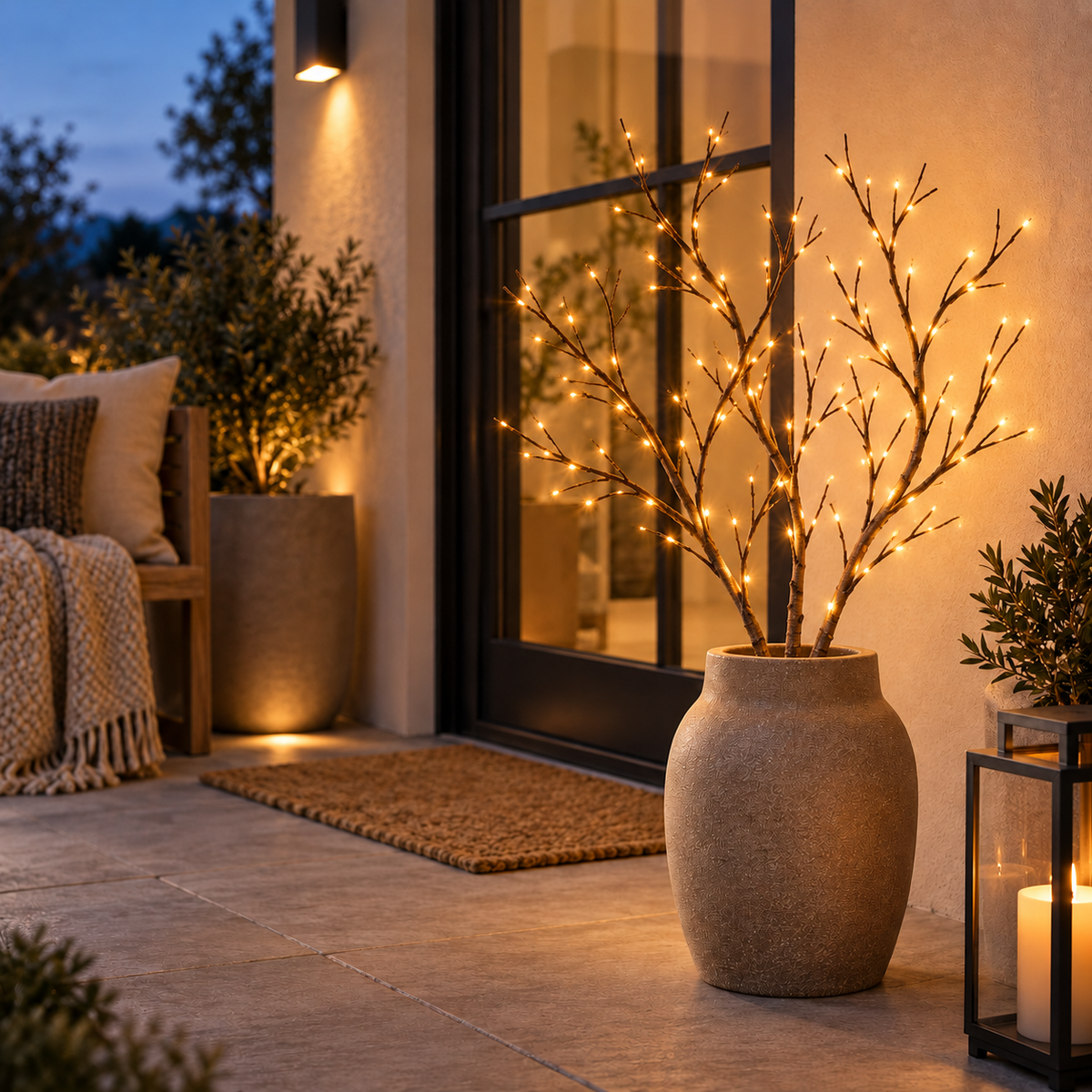 LumiBranch – Branches lumineuses LED à piles (Lot de 2 ou Lot de 4)