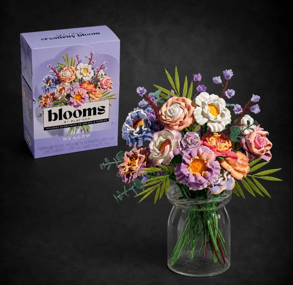 Blooms Meadow | Kit de création de bouquet de fleurs – Loisirs créatifs floraux pour adultes et adolescents