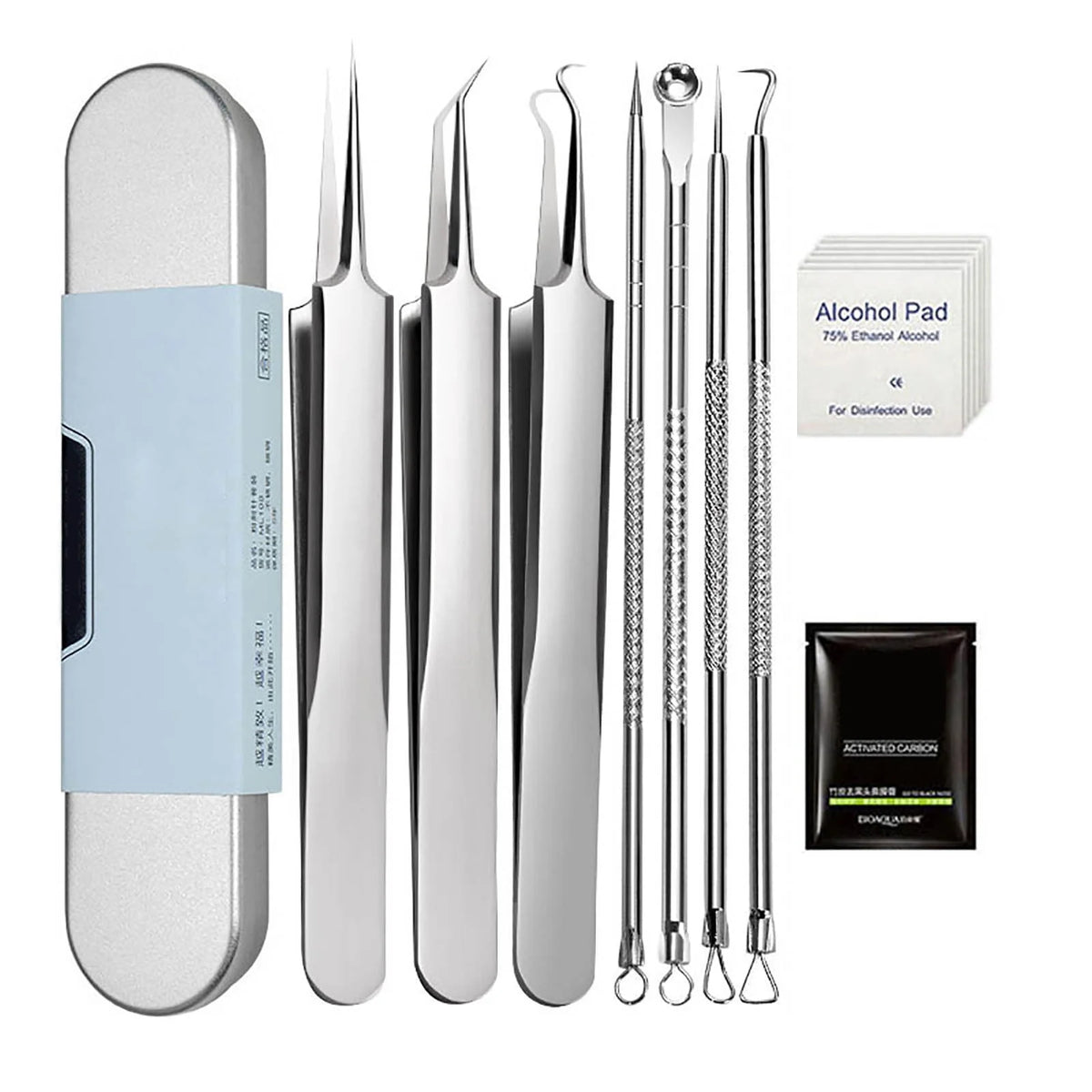 Kit de 7 extracteurs de points noirs