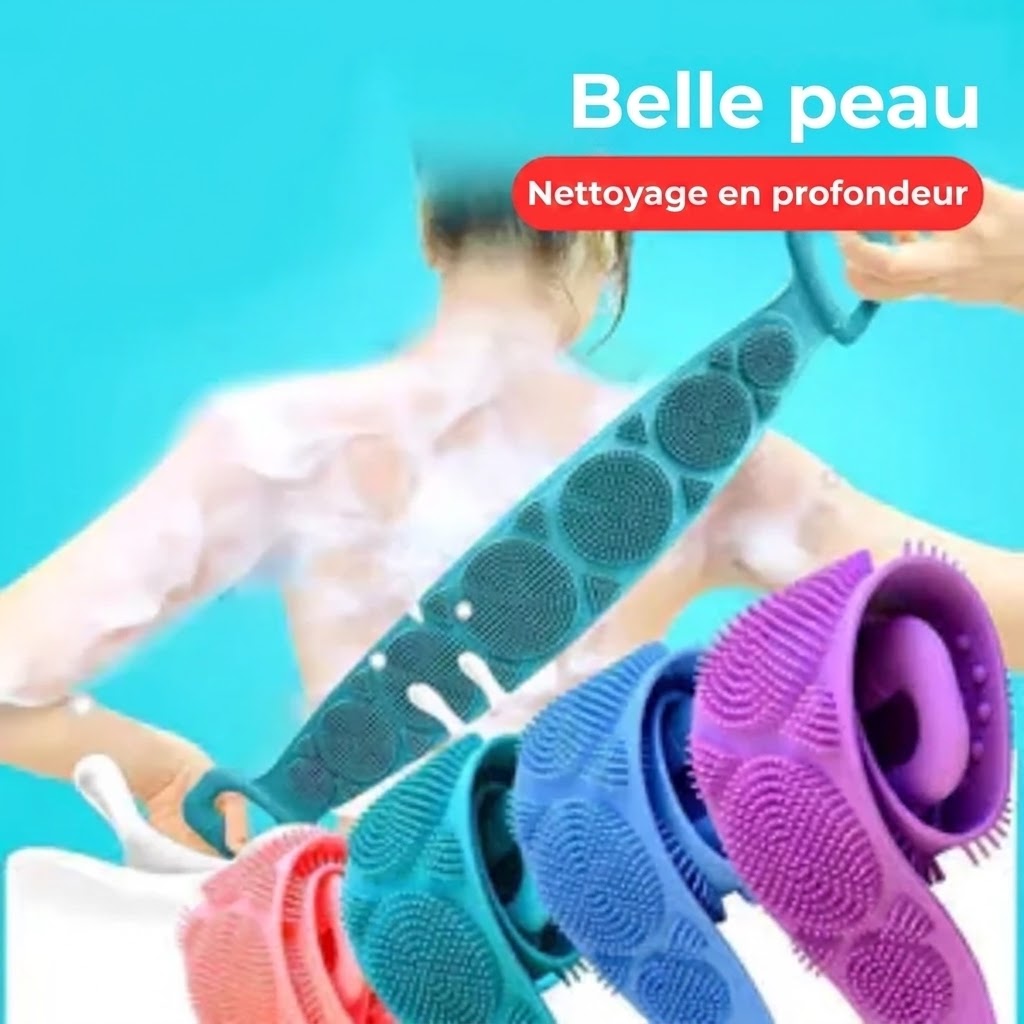 Brosse de dos en silicone