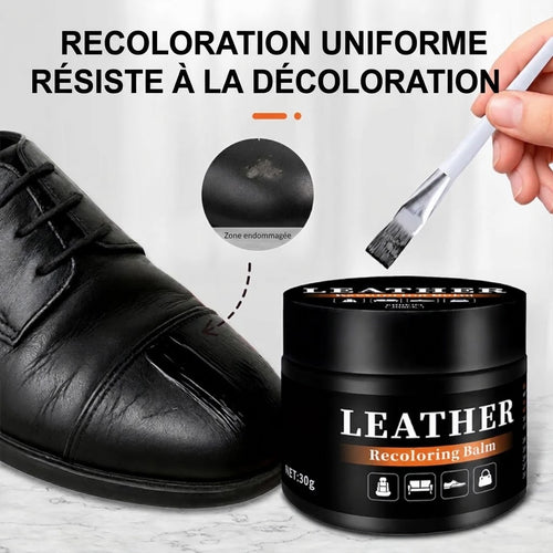 Baume réparateur de couleur pour cuir – pH neutre et multi-surfaces