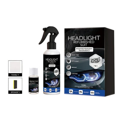 💡 Kit professionnel de restauration de phares – Élimine le jaunissement & restaure la clarté ✨