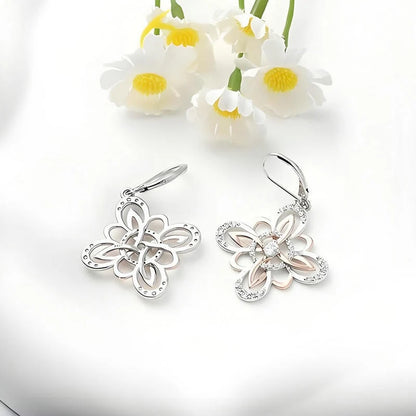 Boucles d'oreilles Nœud de Sorcière en argent