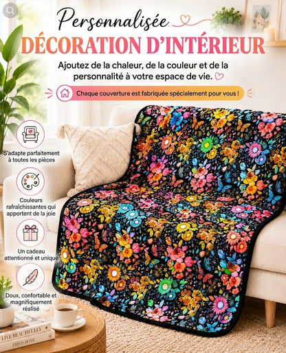 Plaid « Colorie & Câline »
