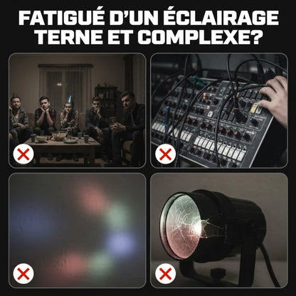 🔈✨ -60 % – Offre à durée limitée ! ⏰ Éclairage d'ambiance LED multi-faisceaux