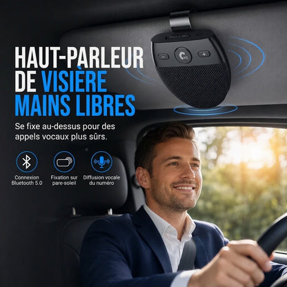 Kit mains libres Bluetooth SP11 pour pare-soleil – Allumage automatique et A2DP