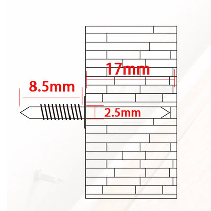 📢📢 40 % DE RÉDUCTION !! ⏰ Clous en acier au carbone pour pose sans joint – Tête en losange & revêtement anticorrosion, lot de 50 pièces avec outil pour une installation facile et durable ✨🛠️