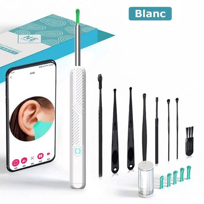 Otoscope sans fil avec caméra 1080P pour le retrait du cérumen