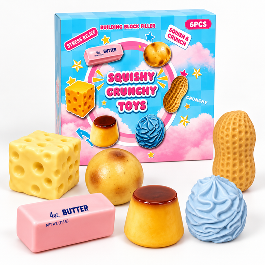 Boîte de Squishies Crunchy – Squishies ASMR Viraux
