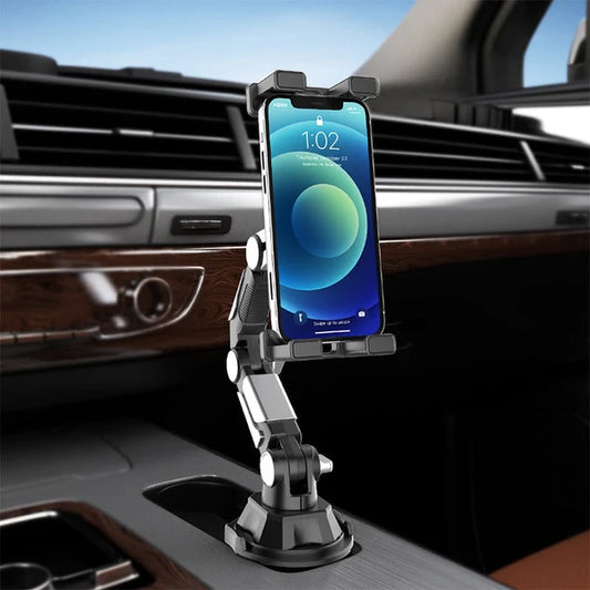 Support de voiture pour téléphone et tablette avec bras réglable
