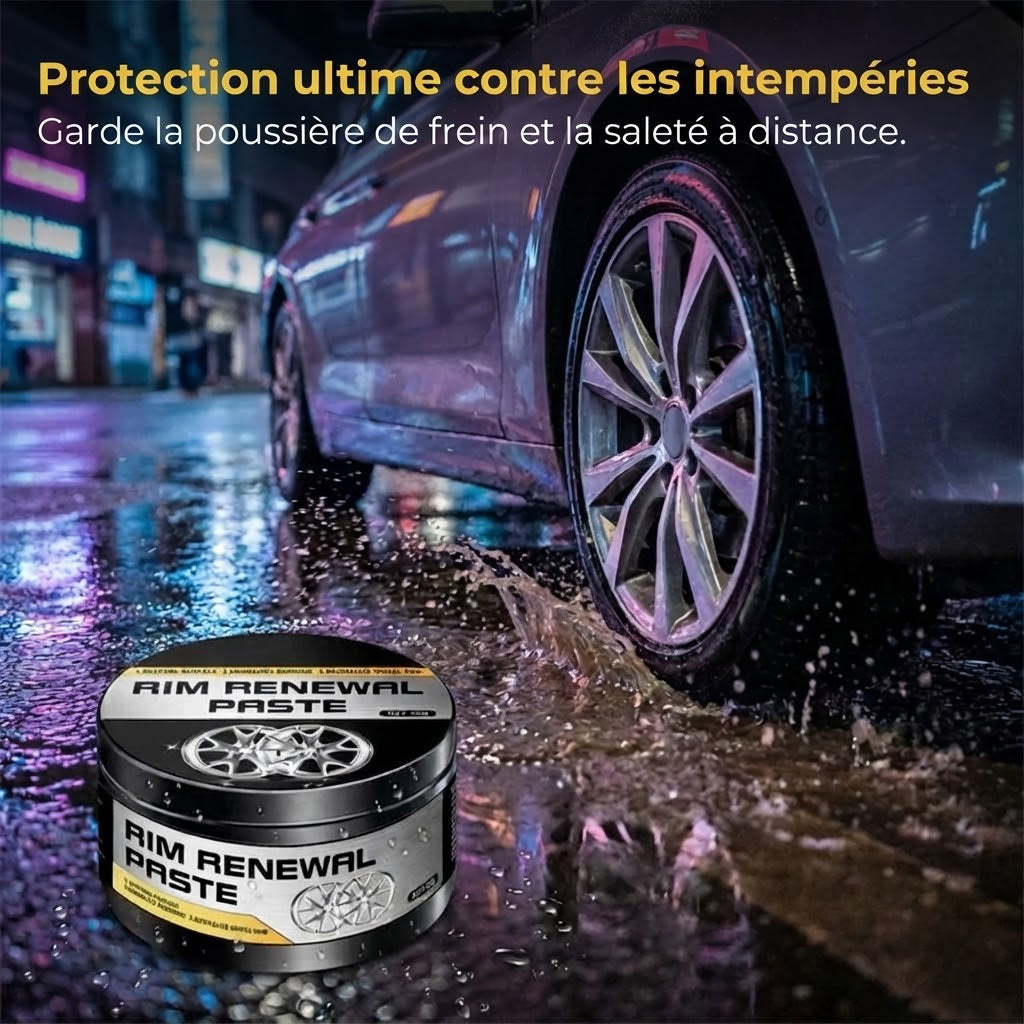 Pâte de rénovation pour jantes à action rapide
