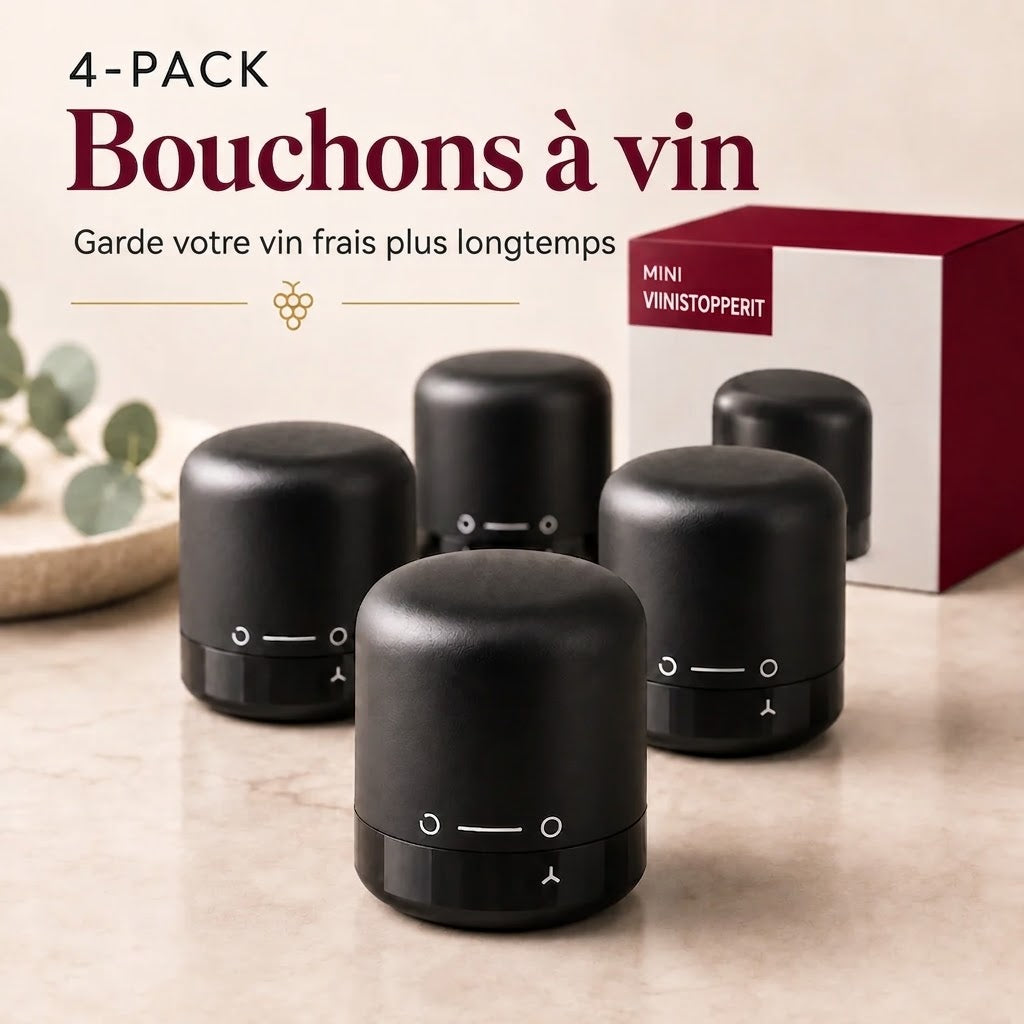 Bouchon scelleur pour vin et champagne