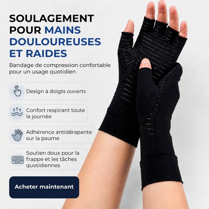 Gants de compression en cuivre – 1 Paire