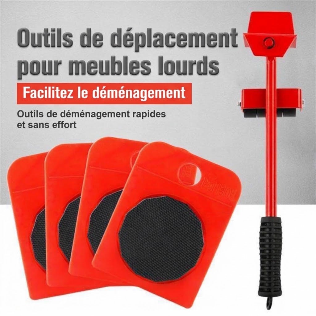 Ensemble d’outils de levage et de déplacement de meubles