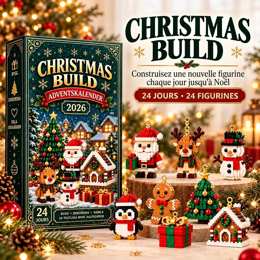 Christmas Build – Construisez une nouvelle figurine de Noël chaque jour jusqu'à Noël