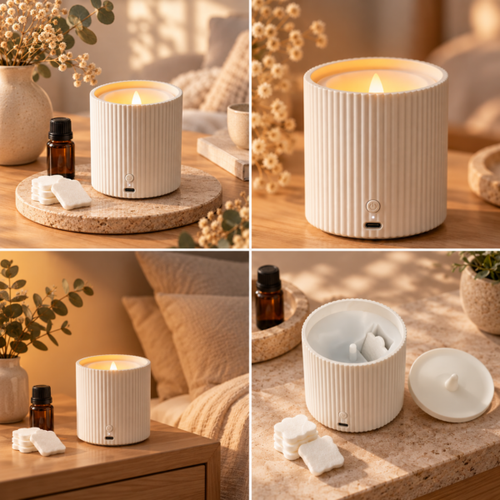 Diffuseur d'arômes rechargeable avec éclairage LED