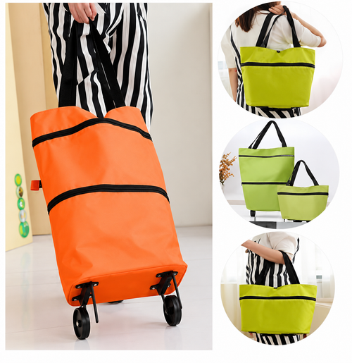 Chariot de courses pliable