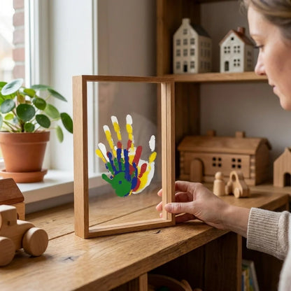 FamilyPrint™ | Kit d'empreintes de mains familial avec cadre