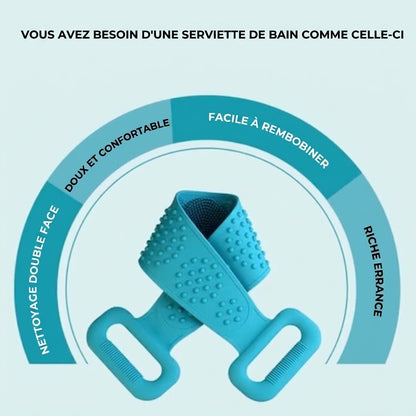 Brosse de dos en silicone