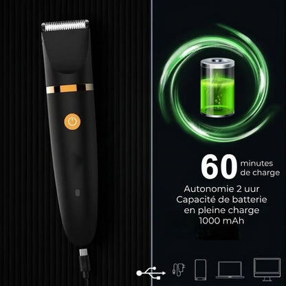 Tondeuse corporelle électrique 3 en 1 pour homme