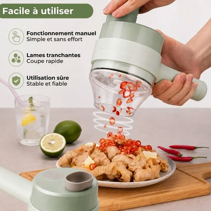 Hachoir électrique sans fil – Commande manuelle