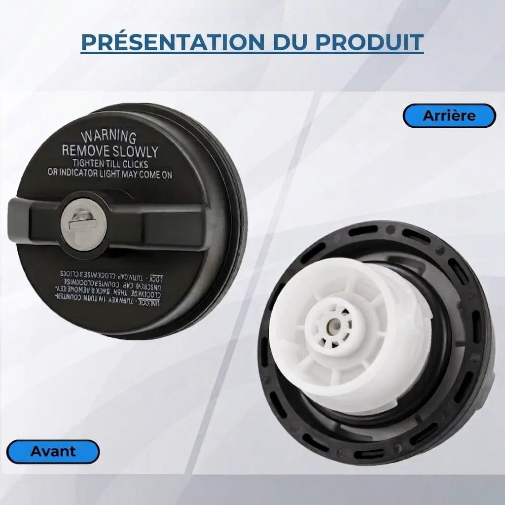 Bouchon de réservoir antivol verrouillable