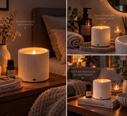 Diffuseur d'arômes rechargeable avec éclairage LED