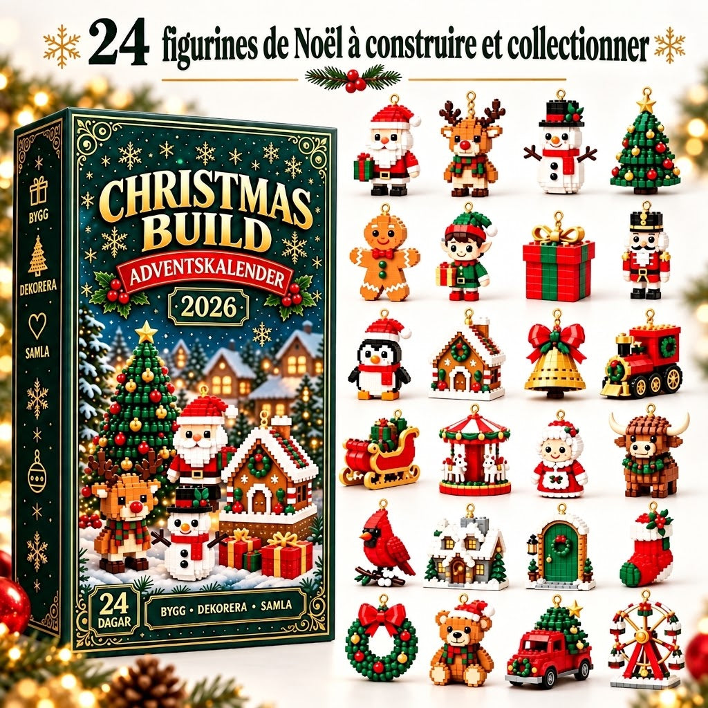Christmas Build – Construisez une nouvelle figurine de Noël chaque jour jusqu'à Noël