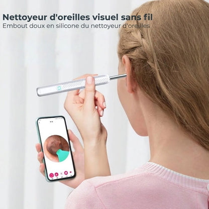 Otoscope sans fil avec caméra 1080P pour le retrait du cérumen