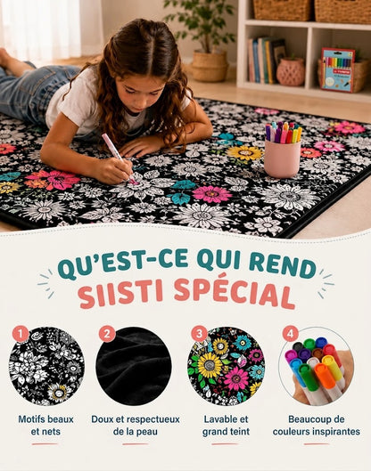 Plaid « Colorie & Câline »