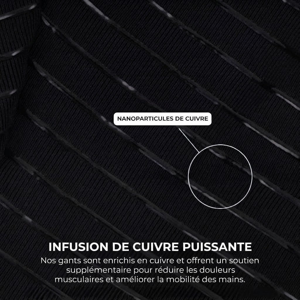 Gants de compression en cuivre – 1 Paire