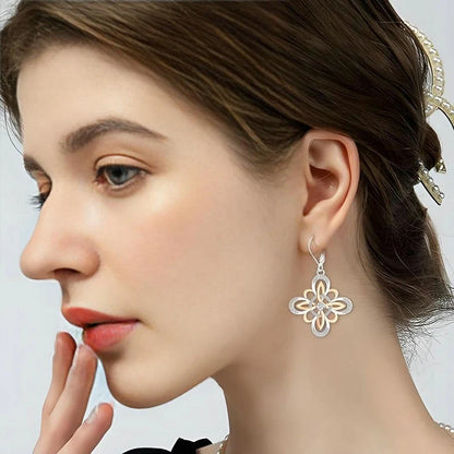 Boucles d'oreilles Nœud de Sorcière en argent