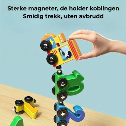 Coffret de train magnétique avec chiffres