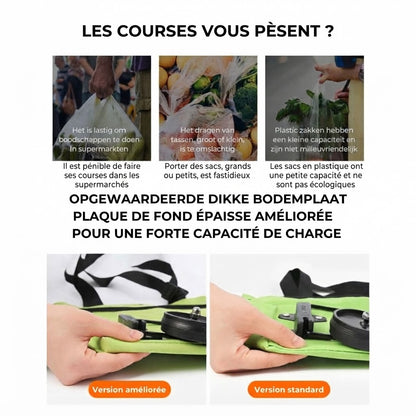 Chariot de courses pliable