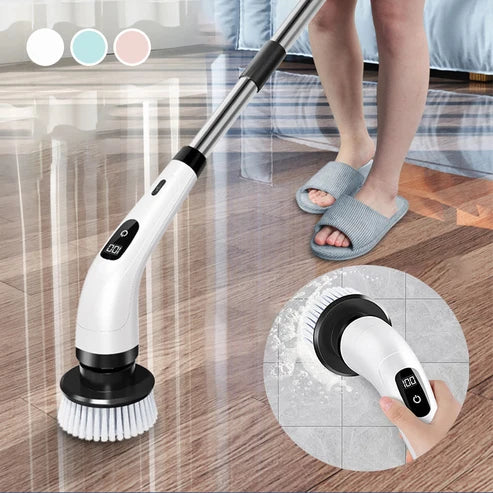 Brosse de nettoyage électrique – Télescopique et ergonomique