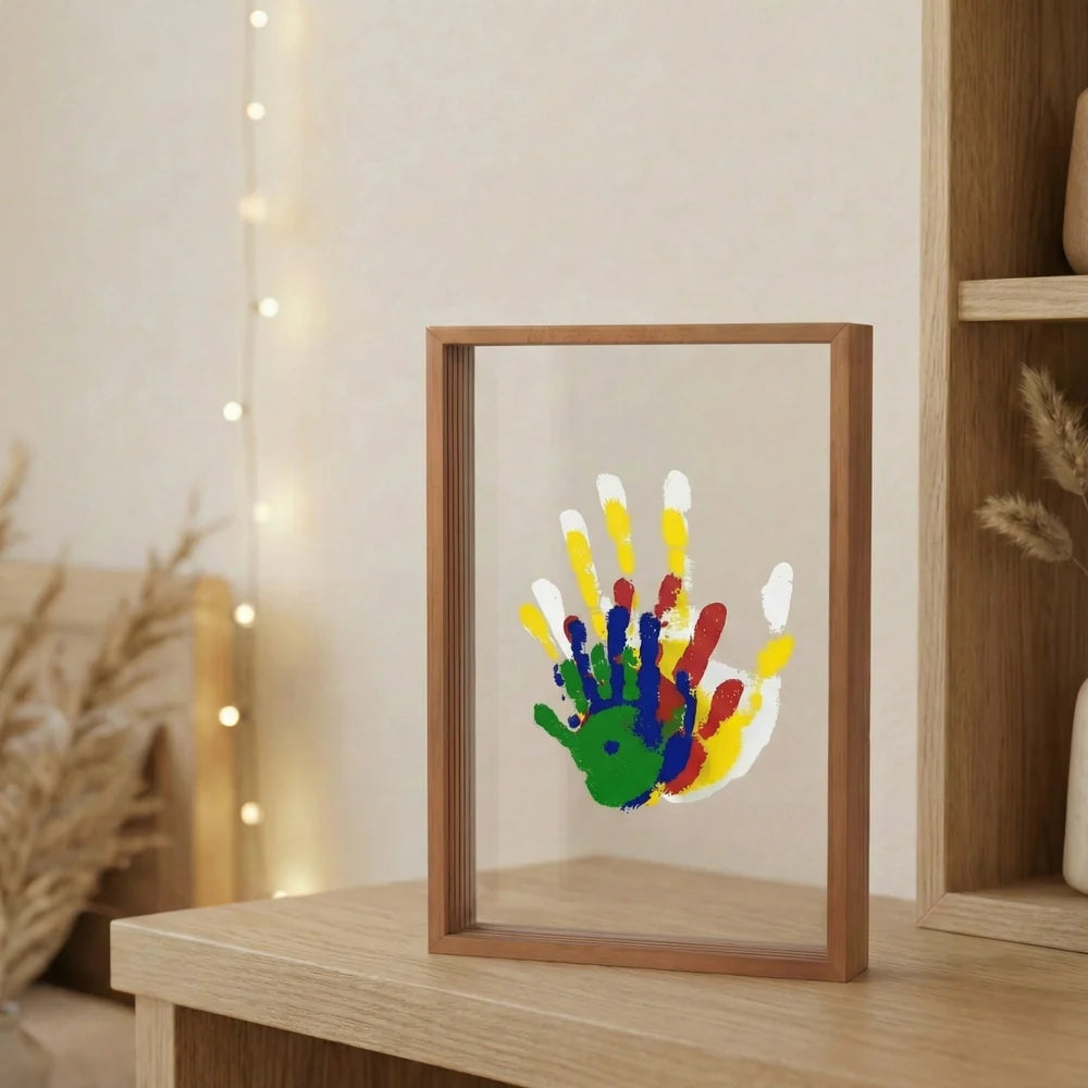 FamilyPrint™ | Kit d'empreintes de mains familial avec cadre