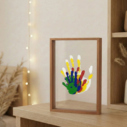 FamilyPrint™ | Kit d'empreintes de mains familial avec cadre