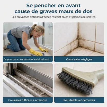 Brosse de nettoyage extensible pour fentes