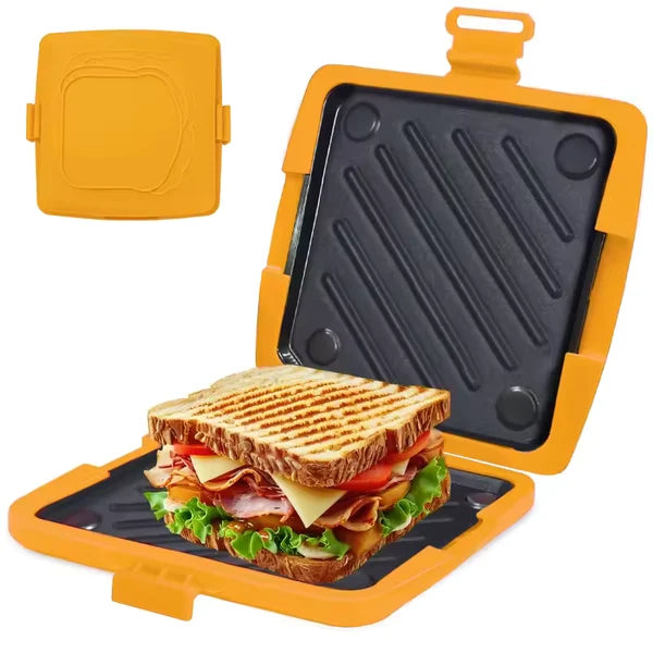 Grill pour micro-ondes 3-en-1 avec revêtement anti-adhésif
