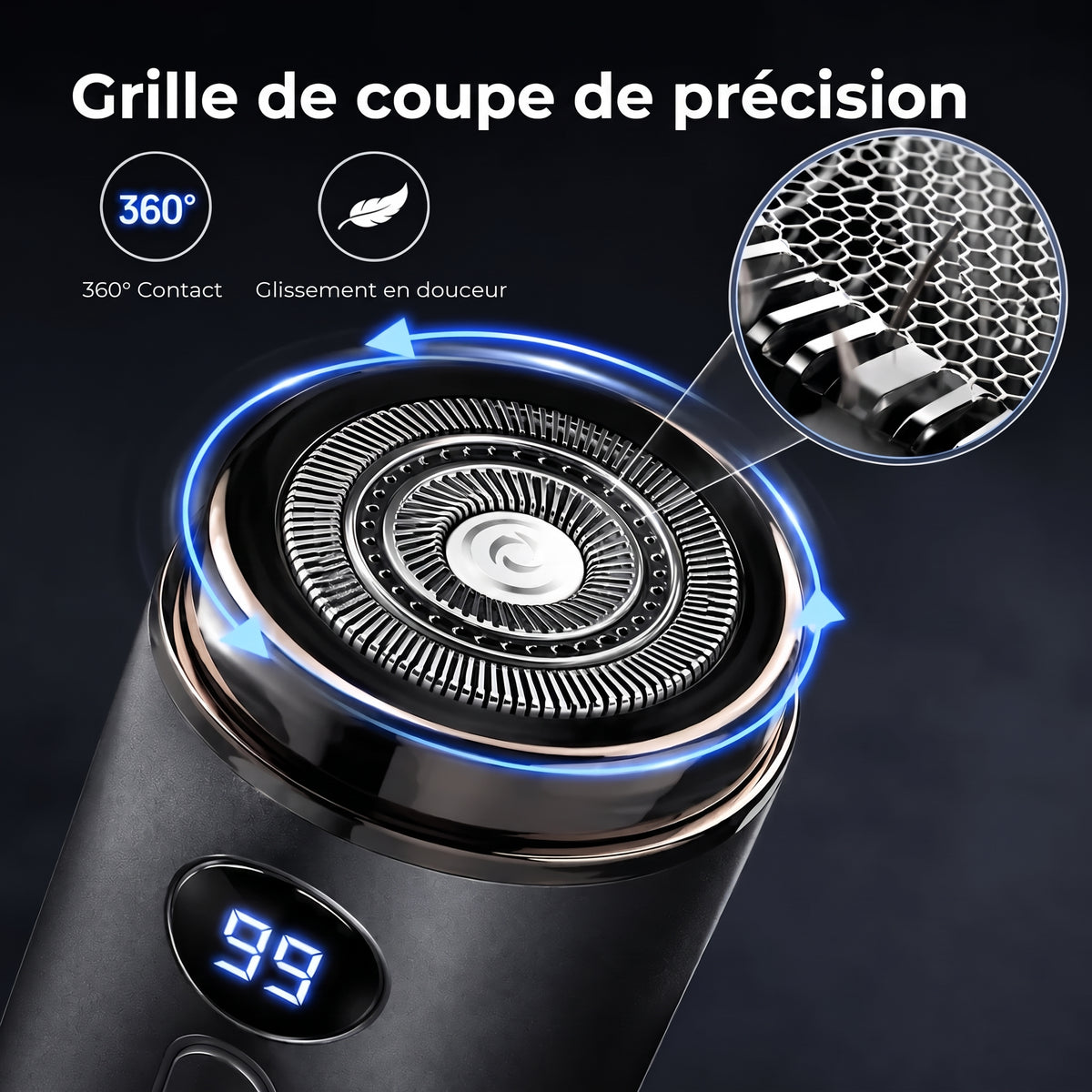 Mini rasoir électrique portable