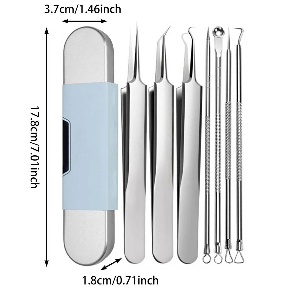 Kit de 7 extracteurs de points noirs