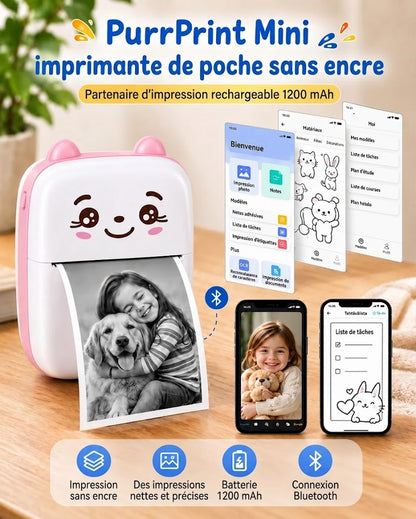PurrPrint Mini – Imprimante de poche sans encre