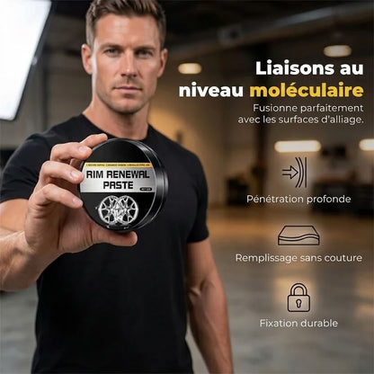 Pâte de rénovation pour jantes à action rapide