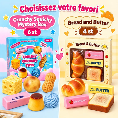 Boîte de Squishies Crunchy – Squishies ASMR Viraux
