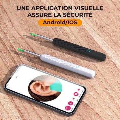 Otoscope sans fil avec caméra 1080P pour le retrait du cérumen